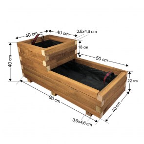 tesias-0141-0141-00 ΖΑΡΝΤΙΝΙΕΡΑ ΔΥΟ ΕΠΙΠΕΔΩΝ ΝΟ2 90X40X40-TESIAS GROUP