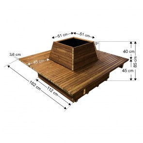 tesias-0160-0160-00 ΠΑΓΚΑΚΙ ΓΛΑΣΤΡΑ 12 ΑΤΟΜΩΝ ΤΕΤΡΑΓΩΝΗ - Δ162X85-TESIAS GROUP