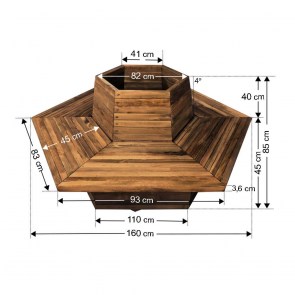tesias-0161-0161-00 ΠΑΓΚΑΚΙ ΓΛΑΣΤΡΑ 12 ΑΤΟΜΩΝ ΕΞΑΓΩΝΗ - Δ160X85-TESIAS GROUP