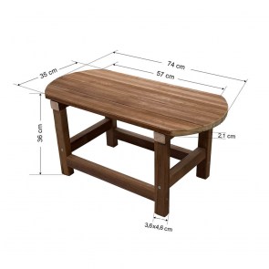 tesias-0825-0825-00-xilino-paggaki-oval-2-atomon ΠΑΓΚΑΚΙ ΚΗΠΟΥ 2 ΑΤΟΜΩΝ ΟΒΑΛ 74X35X36CM-TESIAS GROUP