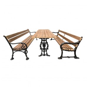 tesias-0848-0848-05 ΤΡΑΠΕΖΙ 6 ΑΤΟΜΩΝ 160 Χ68 Χ76 CM -TESIAS GROUP