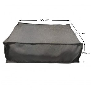 tesias-1447-01-1447-drm-γκρι-00-pouf-paralia-pisina-dermatini ΠΟΥΦ ΤΕΤΡΑΓΩΝΟ| ΑΔΙΑΒΡΟΧO | 65X65X20 | ΓΚΡΙ ΔΕΡΜΑΤΙΝΗ-TESIAS GROUP