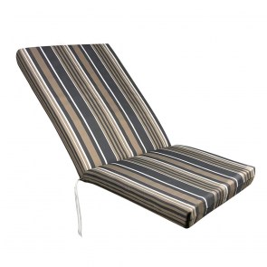 tesias-1568-1568-01 ΣΤΡΩΜΑ SEZLONG ΠΑΡΑΛΙΑΣ 124X60X6CM ΡΙΓΕ ΓΚΡΙ-TESIAS GROUP