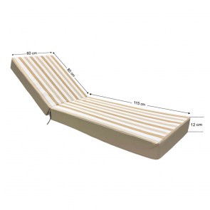 tesias-70109-70109-00-stroma-premium-dermatini-riga-mpez-kafe-off-white ΣΤΡΩΜΑ ΞΑΠΛΩΣΤΡΑΣ 195X60X12CM 70109 PREMIUM ΔΕΡΜΑΤΙΝΗ ΦΑΡΔΙΑ ΡΙΓΑ ΜΠΕΖ / OFF WHITE-TESIAS GROUP