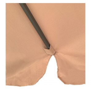 woo-37117 ΟΜΠΡΕΛΑ ΑΛΟΥΜΙΝΙΟΥ ΣΚΕΛΕΤΟΣ ΑΝΘΡΑΚΙ - ΥΦΑΣΜΑ ΜΠΕΖ