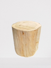 Ξύλινο Σκαμπό Φυσικός Κορμός Στρογγυλός